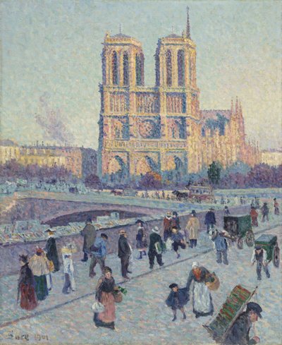 The Quai Saint-Michel and Notre-Dame by Maximilien Luce